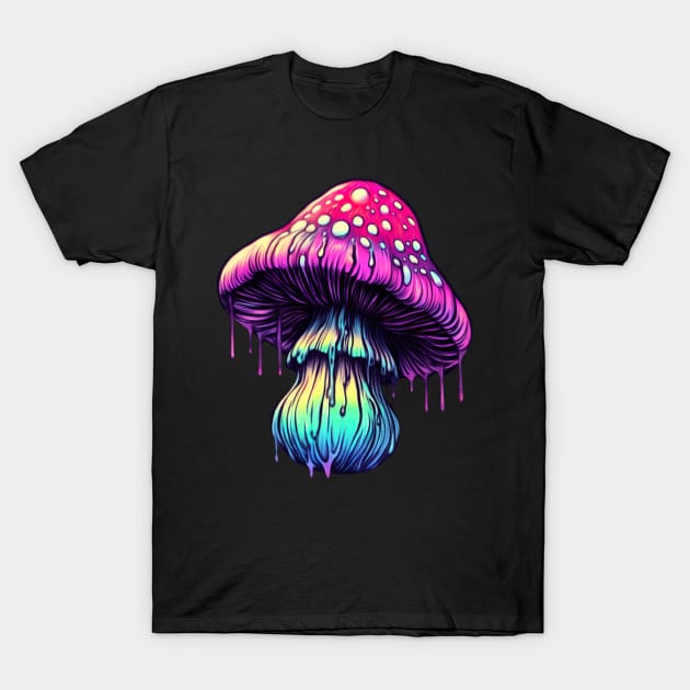 Trippy mushroom pastel goth T-Shirt by Evgmerk